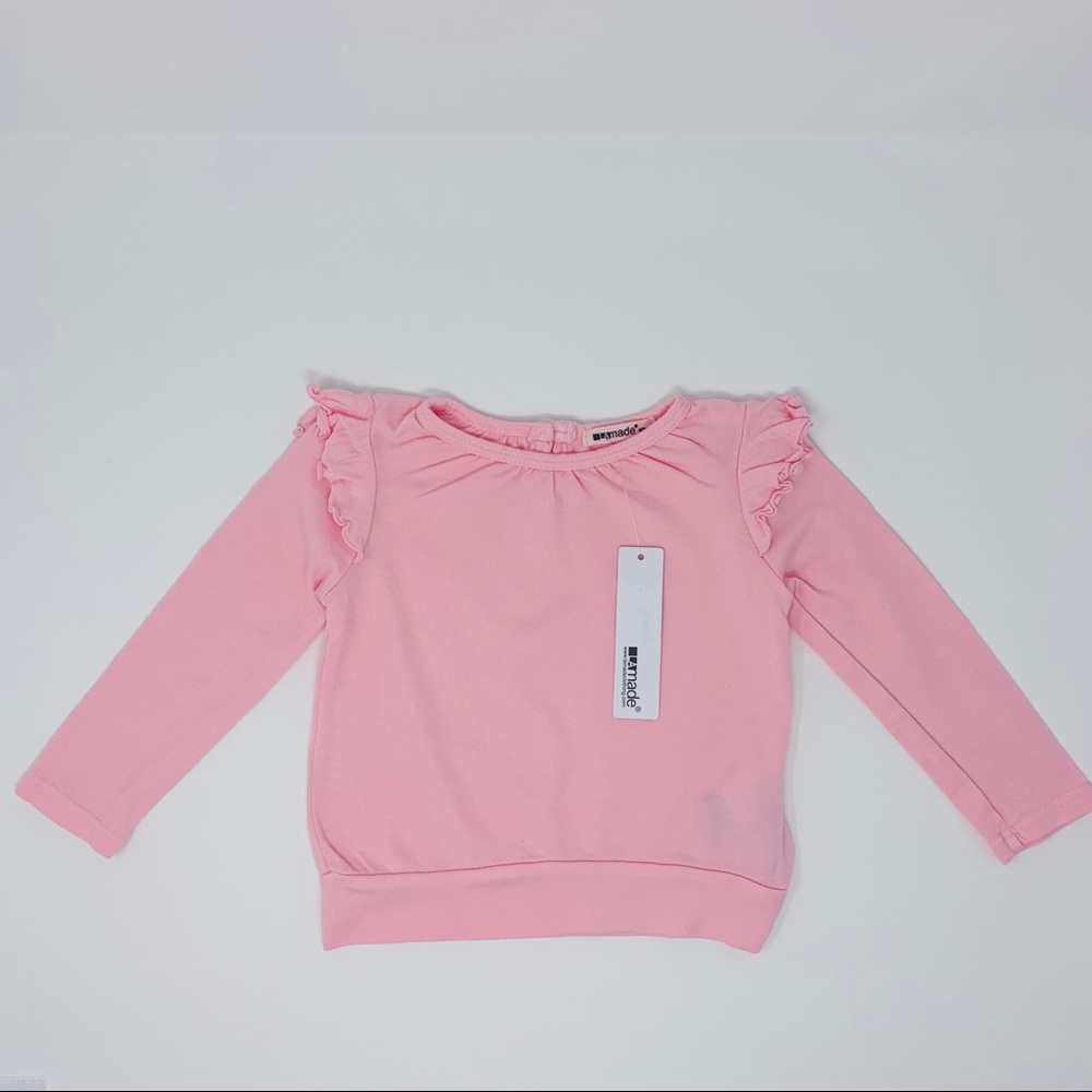 LAMade Mini Pink Ruffle Top - Picture 3 of 6